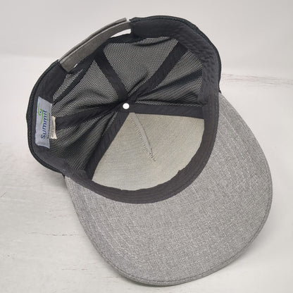 Summit Trucker Hat Gray One Size Schneider Electric Life Is On Snapback Mesh