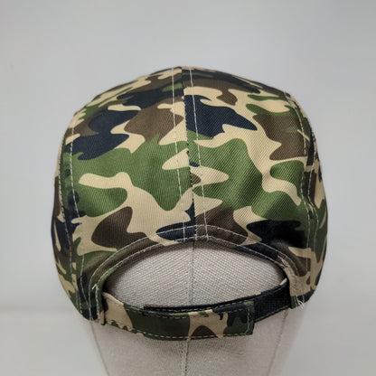 Urban Surf Strapback Hat Camouflage One Size Adjustable Strapback Vented Holes