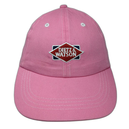 Dietz & Watson Baseball Cap Pink One Size Premium Meats Artisan Cheeses Hat