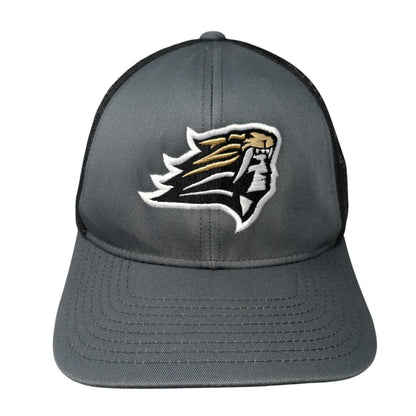 Pacific Headwear Snapback Trucker Hat Gray One Size Adjustable Mesh Back