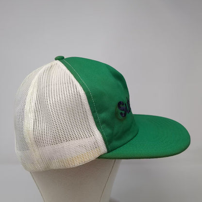 Stylemaster Sutan+ Green White Snapback Mesh Foam Front Trucker Hat OSFM USA