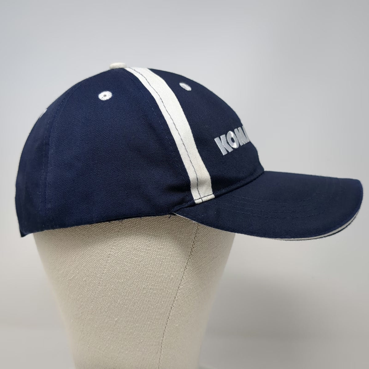 Komatsu Logo Baseball Cap Blue One Size Strapback Construction Machinery Hat
