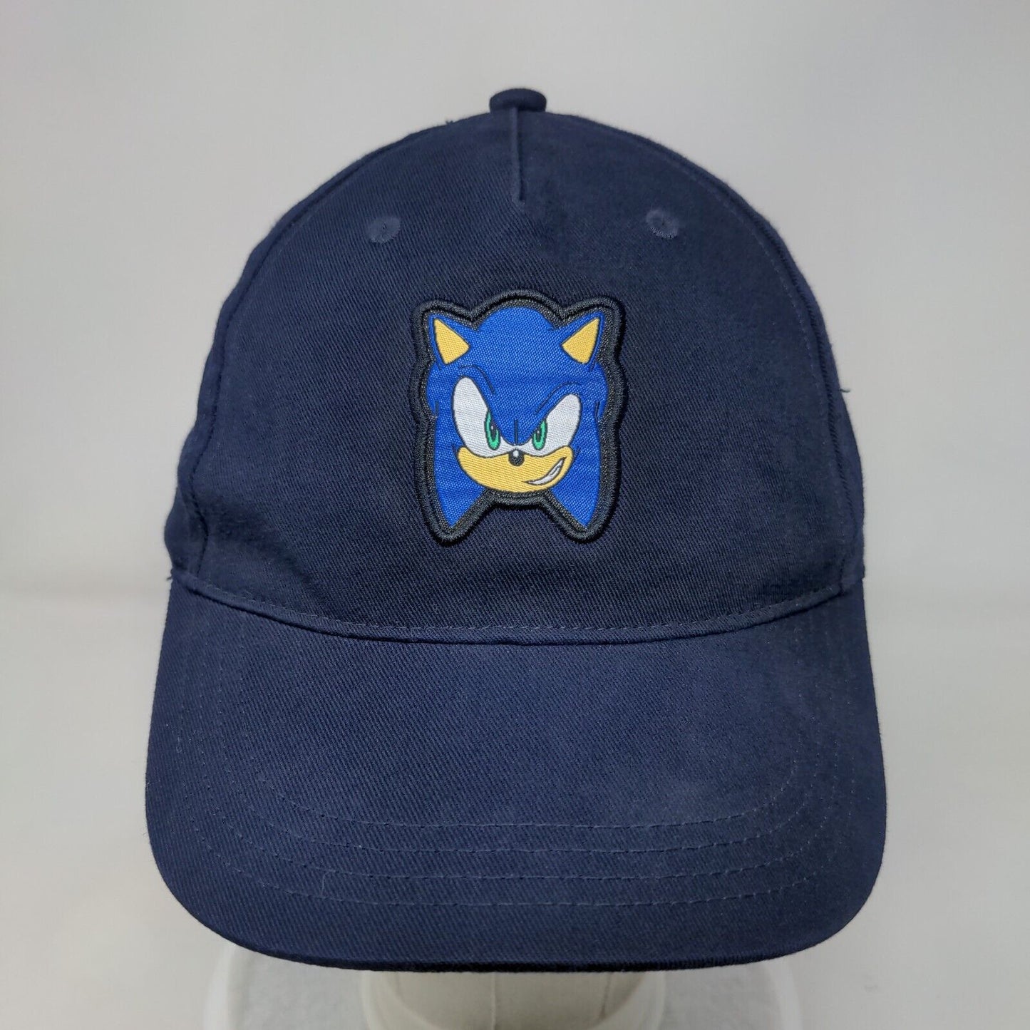 Sonic The Hedgehog Patch Snapback Hat Blue One Size Adjustable Sega