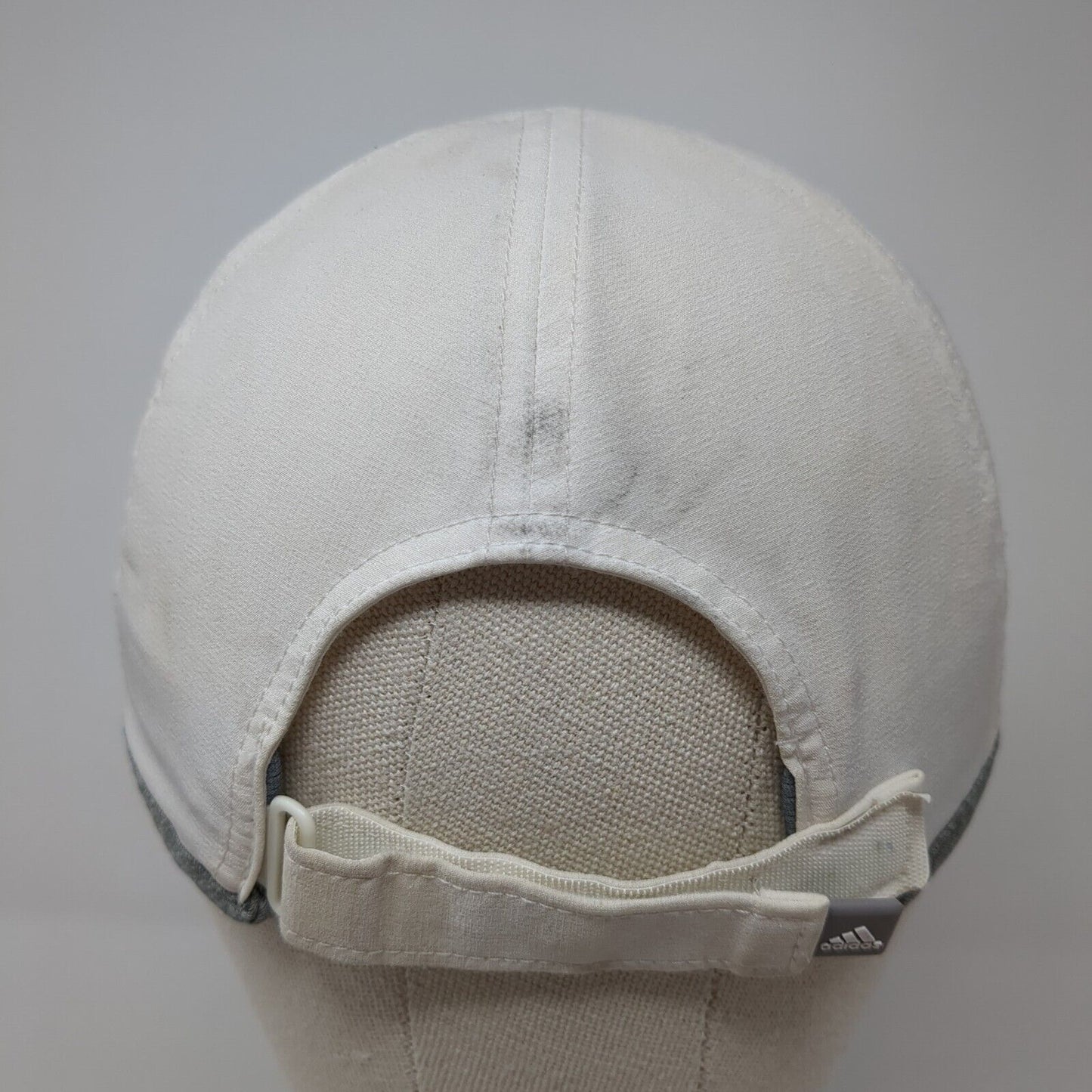Adidas Climalite Strapback Hat White One Size Adjustable Embroidered Breathable