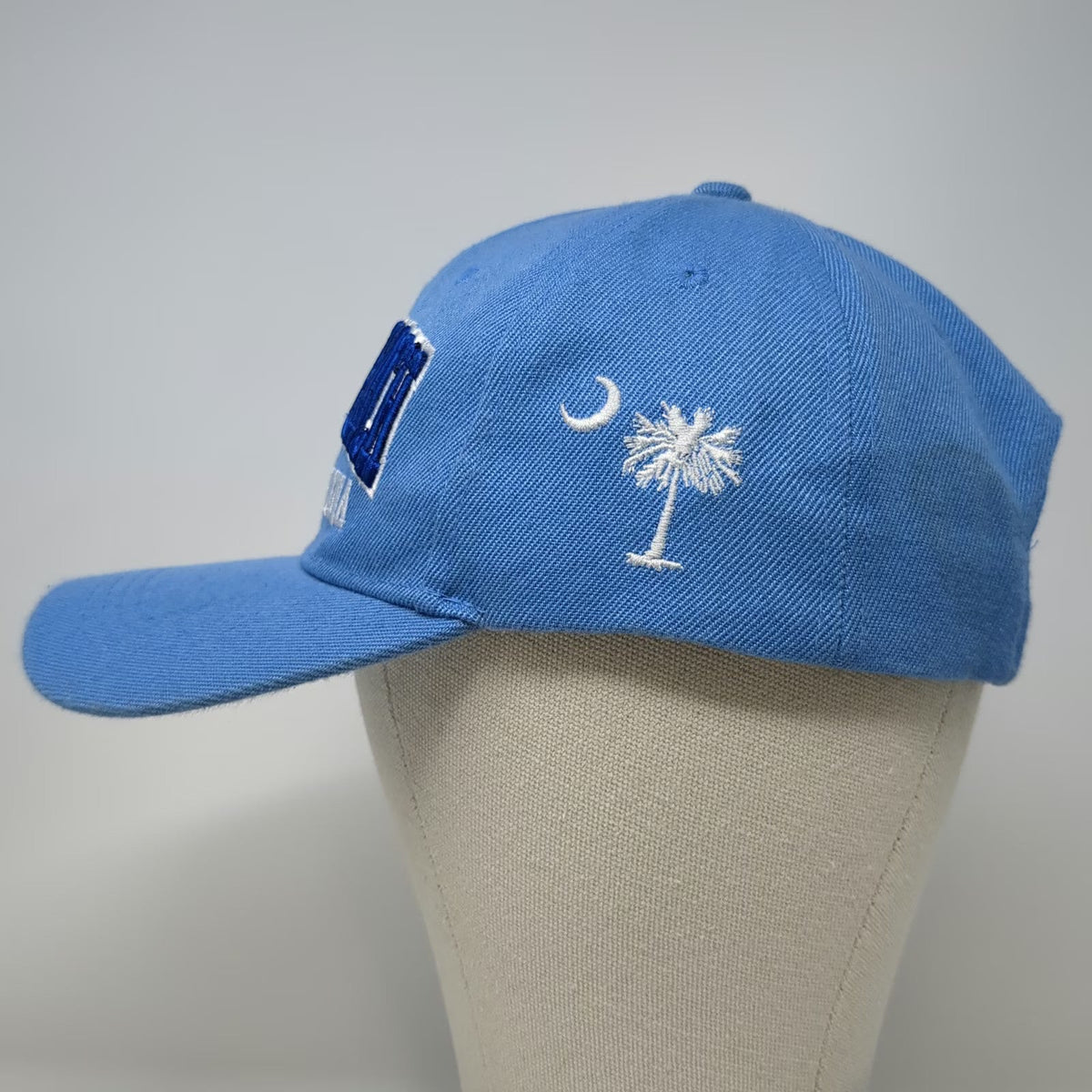 CSI Myrtle Beach South Carolina Baseball Cap Blue One Size Strapback Hat Moon
