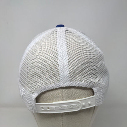 Zip Idaho Snapback Mesh Back Trucker Hat Blue OSFA Colorblock Vie