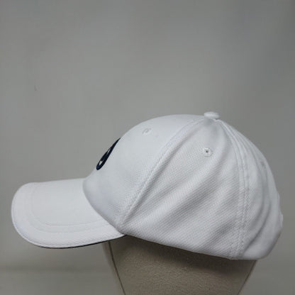 Disney Logo Strapback Hat White Adult Embroidered Adjustable 6 Panel