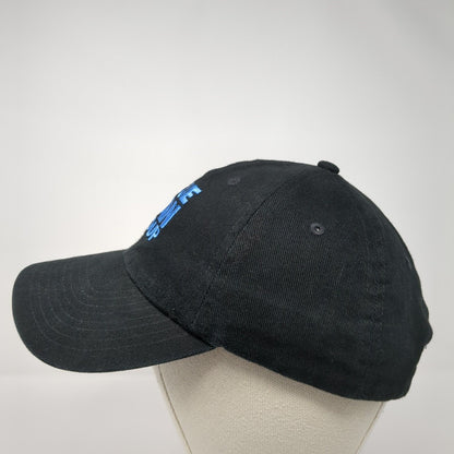 Blue Man Group Slideback Hat Black One Size Adjustable Embroidered