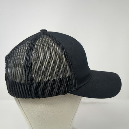 Western Trailers Trucker Hat Black One Size Mesh Back Snapback Semi Truck Patch
