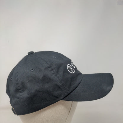 SAVVI Slideback Hat Black One Size Adjustable Embroidered The Classics Yupoong