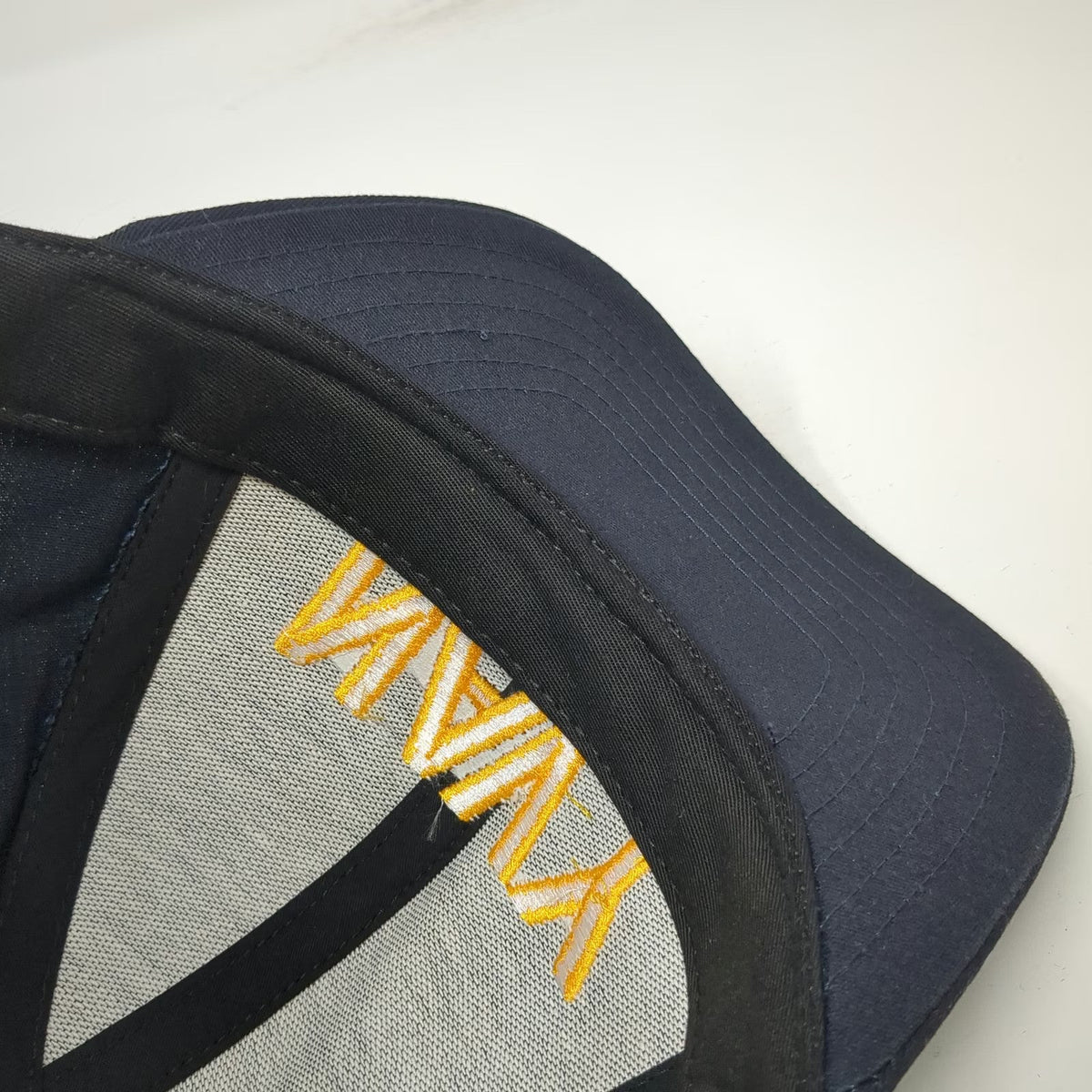 Graffiti Snapback Blue One Size US Navy Embroidered Made in USA 6 Panel Hat
