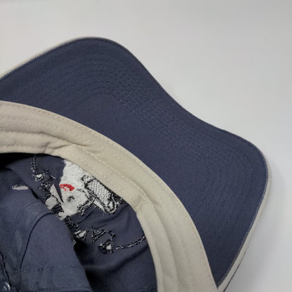 Pacific Way Cafe Slideback Hat Blue OSFA Embroidered Fahrenheit