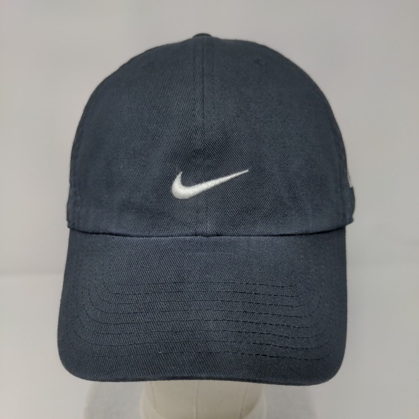 Nike Swoosh Slideback Hat Black OSFA Embroidered Bob Firman XC 2011