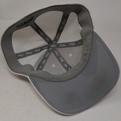 Titleist FJ Pro V1 Fitted Hat White M/L Golf's Symbol Of Excellence