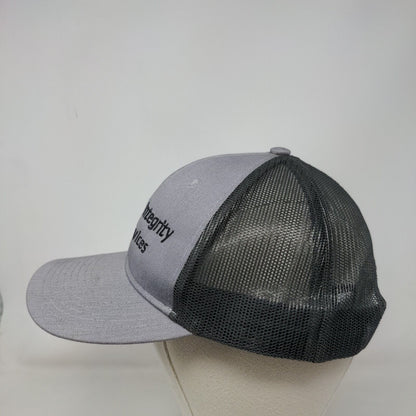 Southern Integrity Fleet Services Snapback Mesh Back Trucker Hat Gray One Size