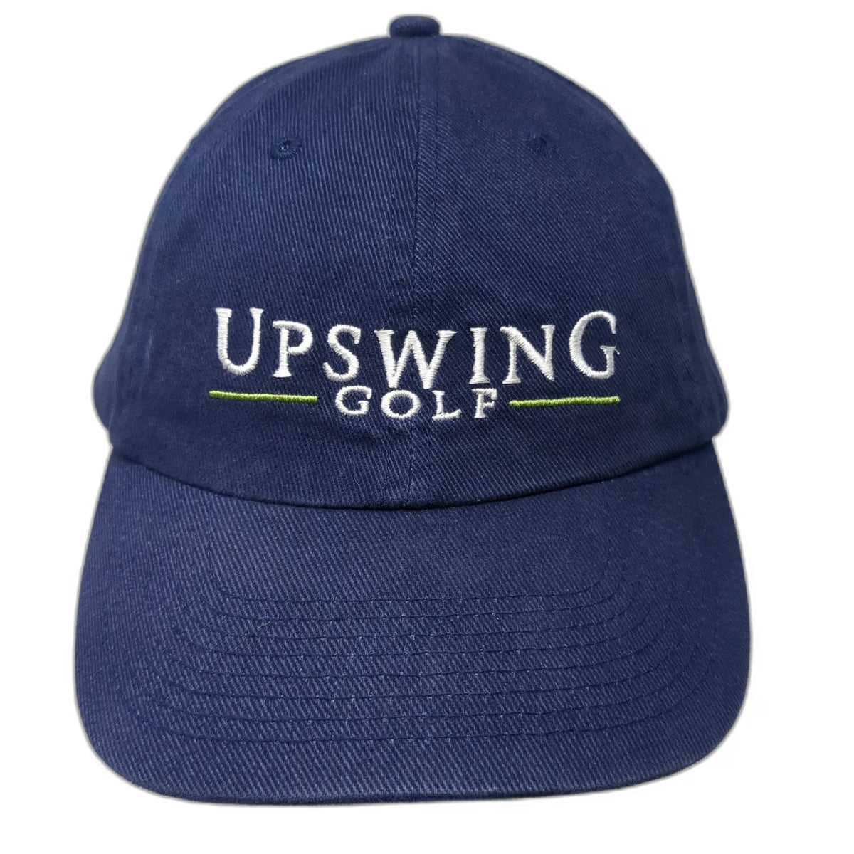 Cali Fame Baseball Cap Blue One Size Upswing Golf Slideback Hat Embroidery