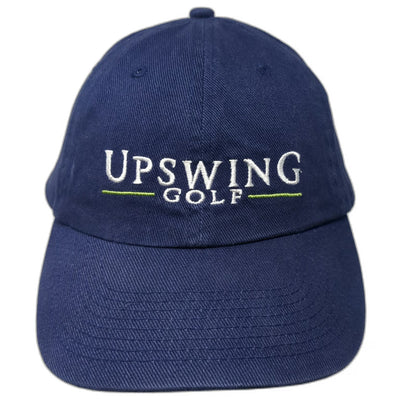 Cali Fame Baseball Cap Blue One Size Upswing Golf Slideback Hat Embroidery