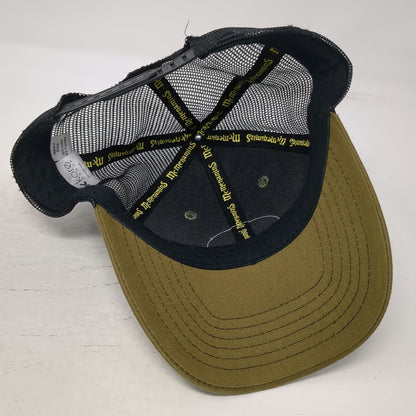 McMenamins Terminator Stout Trucker Hat Green One Size Mesh Snapback Beer Logo