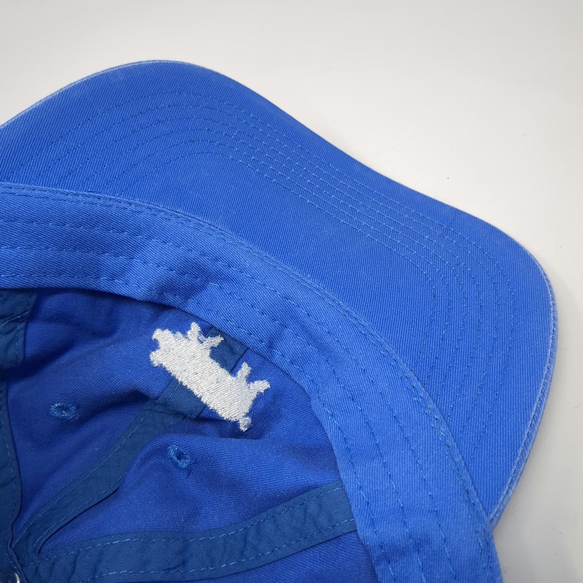 Port Authority Blue Baseball Cap One Size Swimming Pig Embroidered Slideback