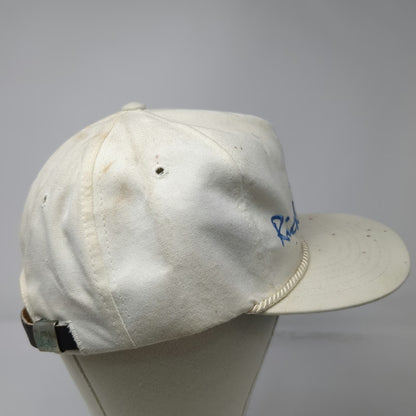 Texace Trucker White Hat Rick Dees Weekly Top 40 Radio Rope Slideback Vintage