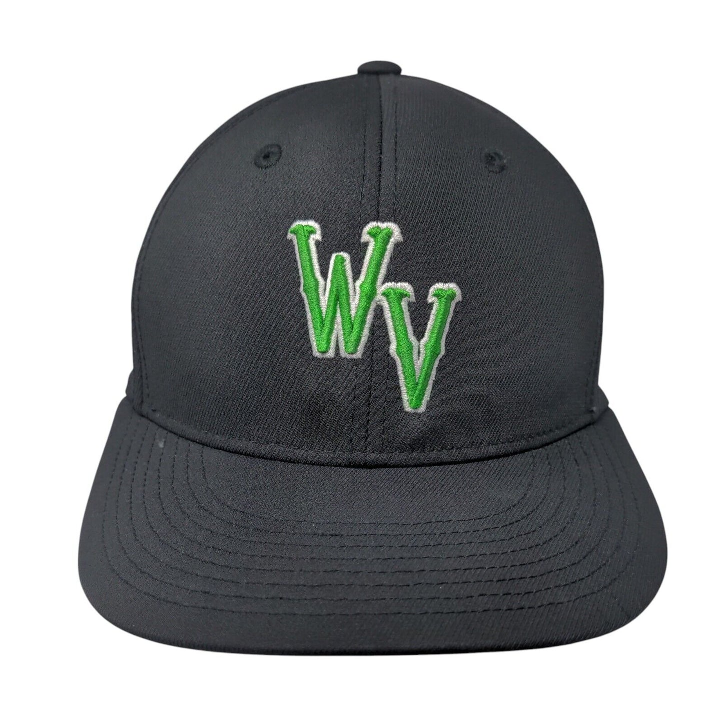 WV Fitted Hat Black S/M HC2 C-Fit Embroidered Vented Holes 6 Panel Champro