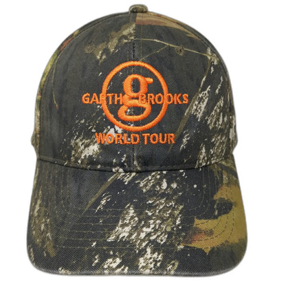 Outdoor Cap Baseball Cap Green OSFM Camo Garth Brooks World Tour Strapback Hat
