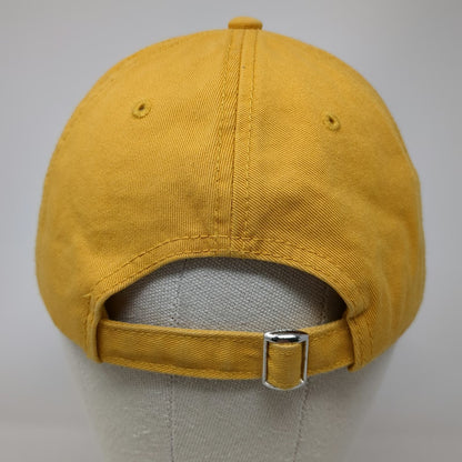 Mad Engine Baseball Cap Yellow One Size Cotton Slideback Embroidered Rainbow Hat
