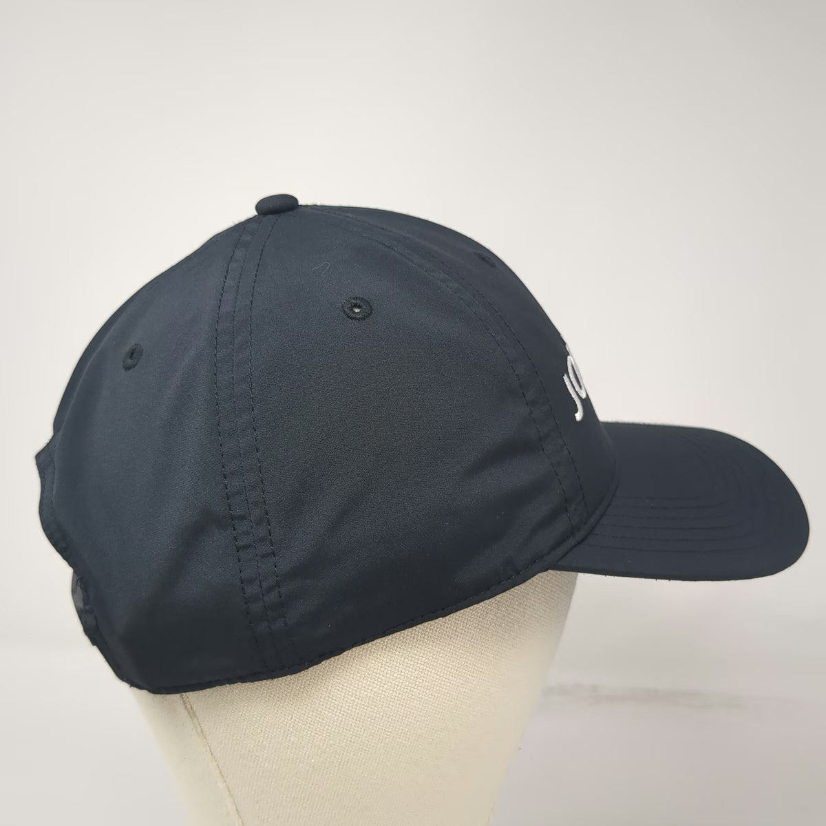 Jomashop Snapback Black Hat OSFM Never Pay Retail Polyester Spandex Structured