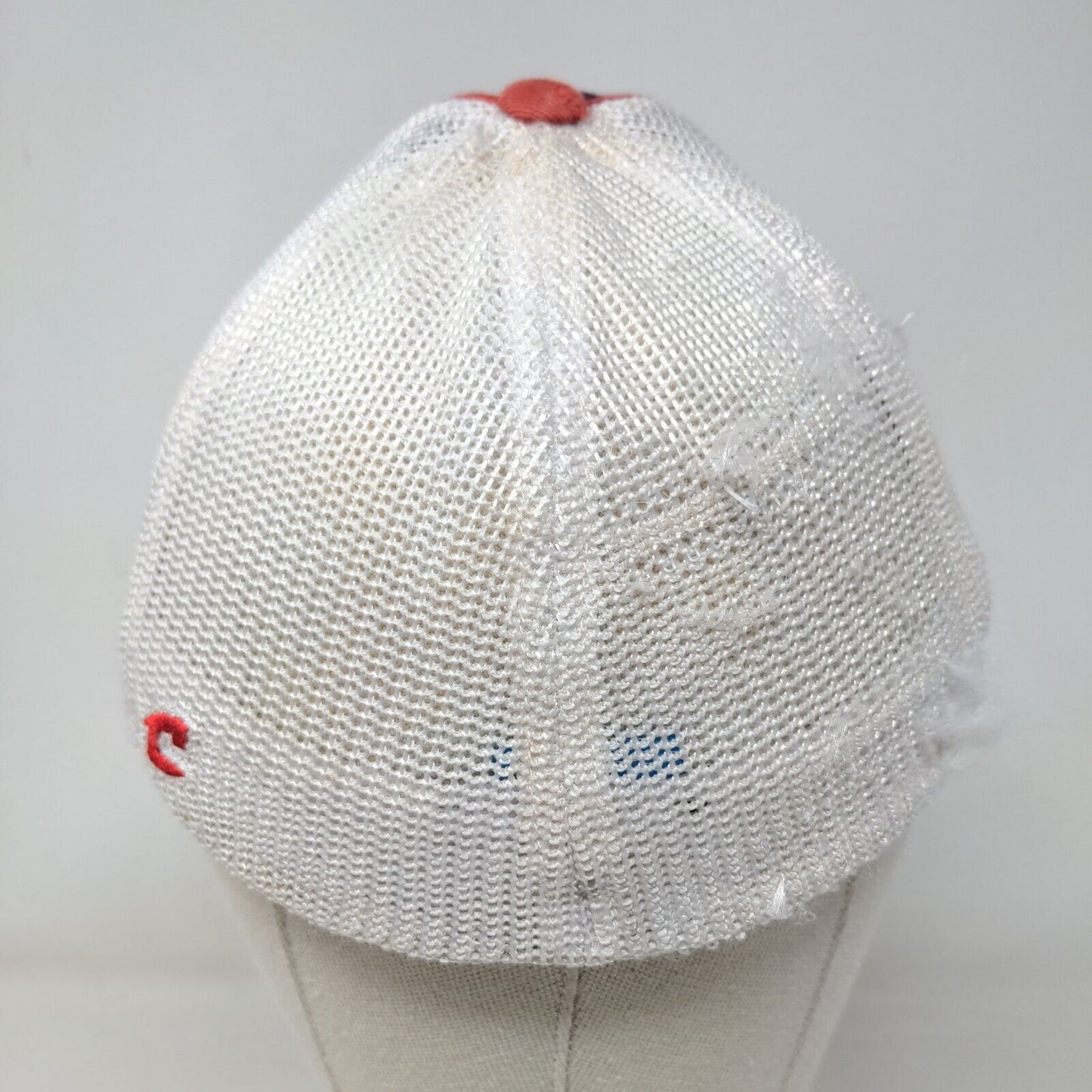 LB Fitted Trucker Hat Small-Medium Multi Embroidered Letters Mesh Back