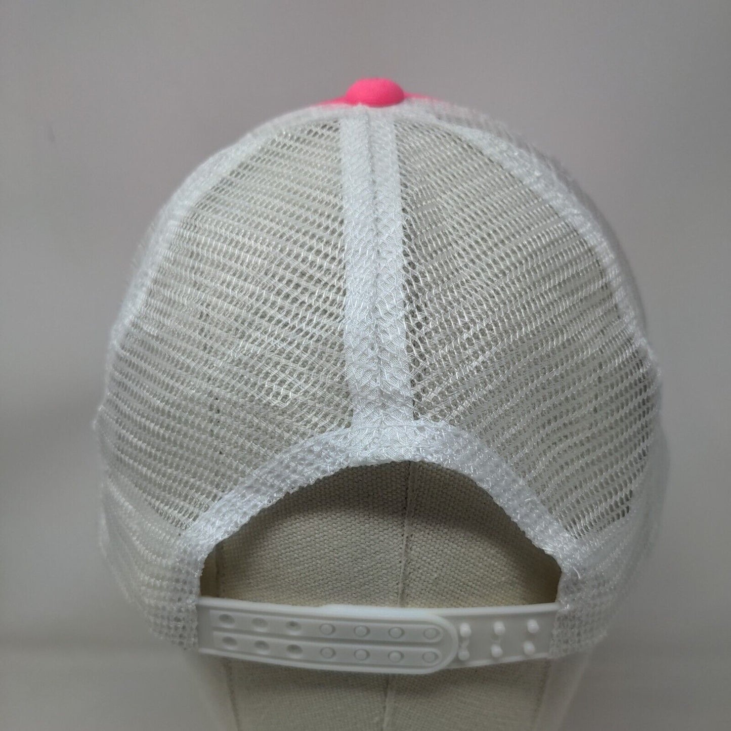 Ollie's Tavern Snapback Mesh Back Trucker Hat Pink OSFA Colorblock