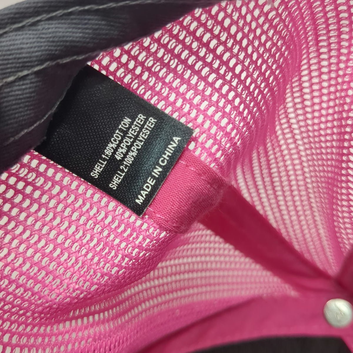 Richardson Trucker Hat Gray Pink One Size Mesh Patch Lime Out Saint John VI