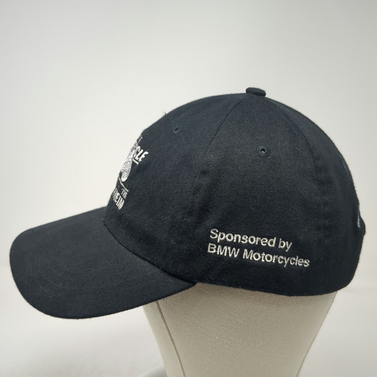 BMW Baseball Cap Black One Size Hat Art of Motorcycle Guggenheim Las Vegas 2001