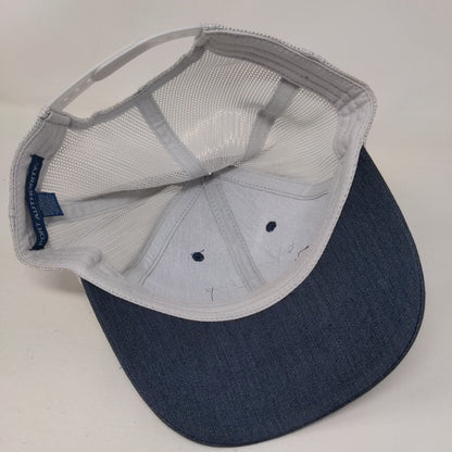 Papichulo Eat Drink Taco Snapback Mesh Back Trucker Hat Blue One Size