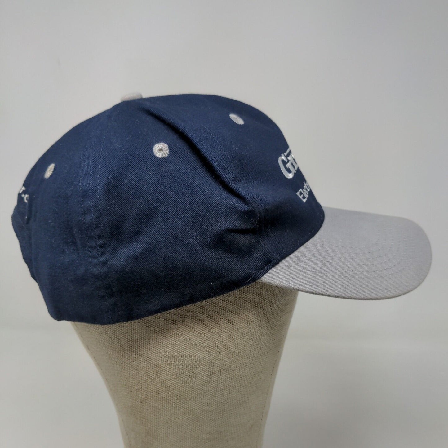 GrayBar Men's Snapback Hat Blue Gray Size OSFA Embroidered Logo Cotton