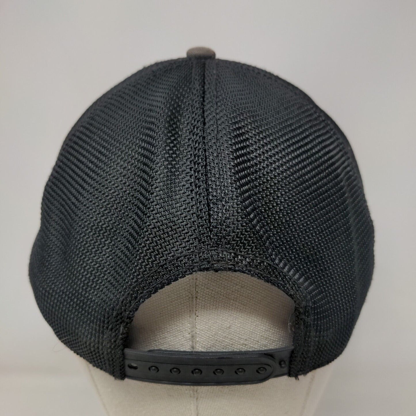 Under Armour Snapback Mesh Back Trucker Hat Black OSFA Embroidered