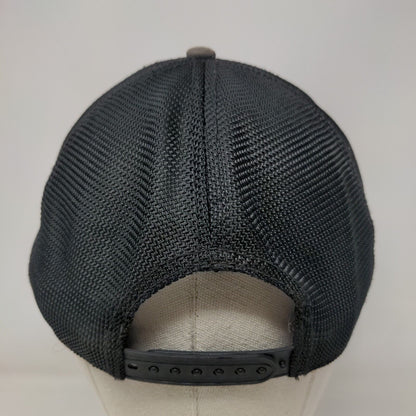 Under Armour Snapback Mesh Back Trucker Hat Black OSFA Embroidered