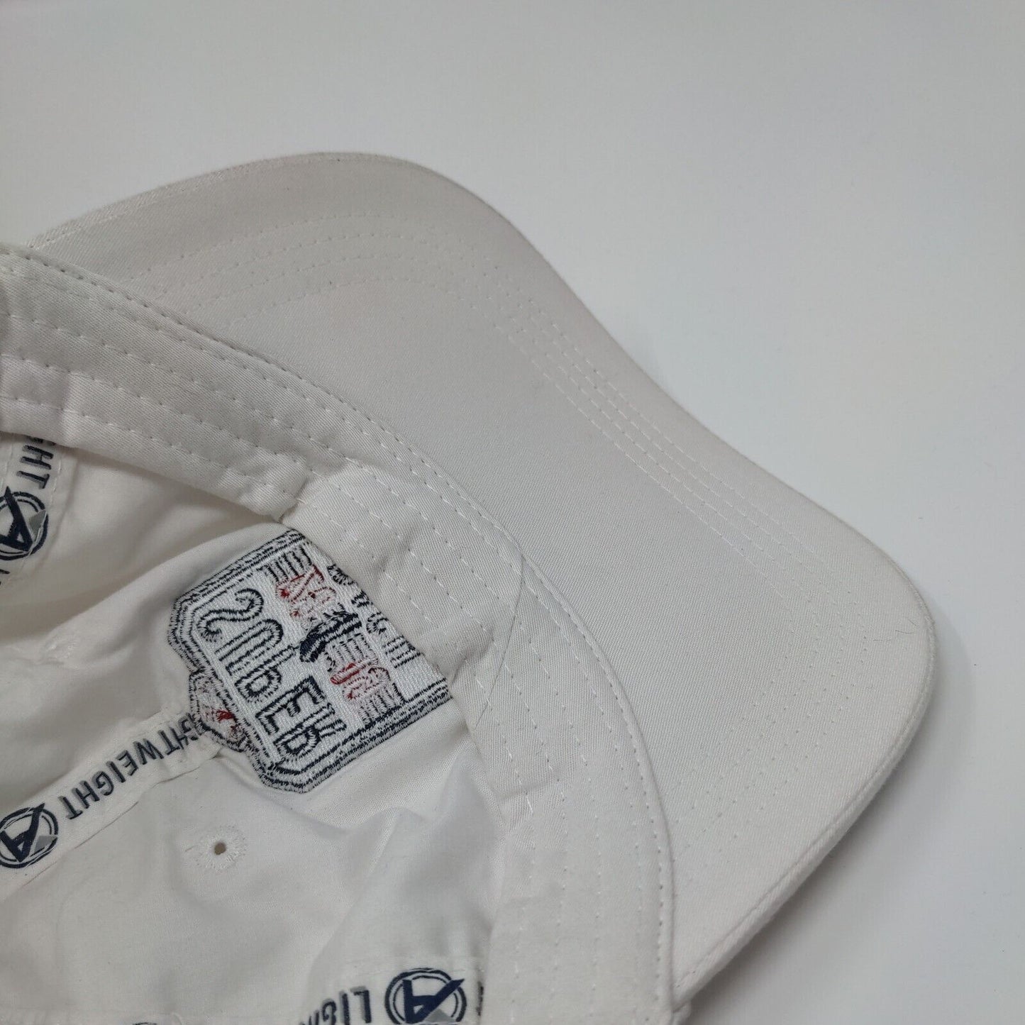 Super Bash The Row 2019 Strapback Hat White Classic Cut Embroidered