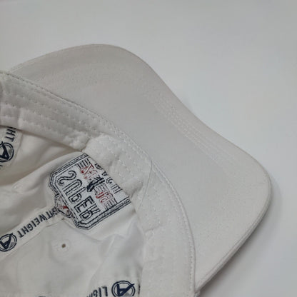 Super Bash The Row 2019 Strapback Hat White Classic Cut Embroidered