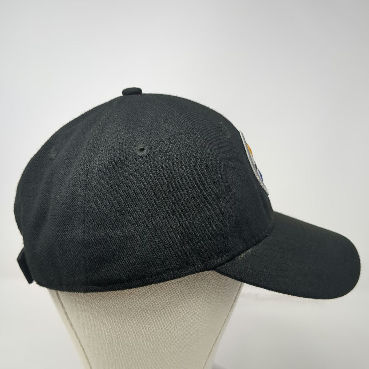 New Era Pittsburgh Steelers NFL Black Cap One Size OS Adjustable Curved Brim Hat