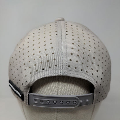 Happy Feet Men's Snapback Mesh Back Hat Tan 3D Brave Creative Leader Logo