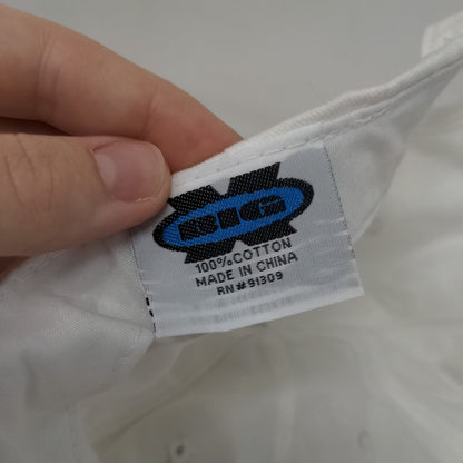 Engaged With Days Slideback Hat White One Size Embroidered Big X