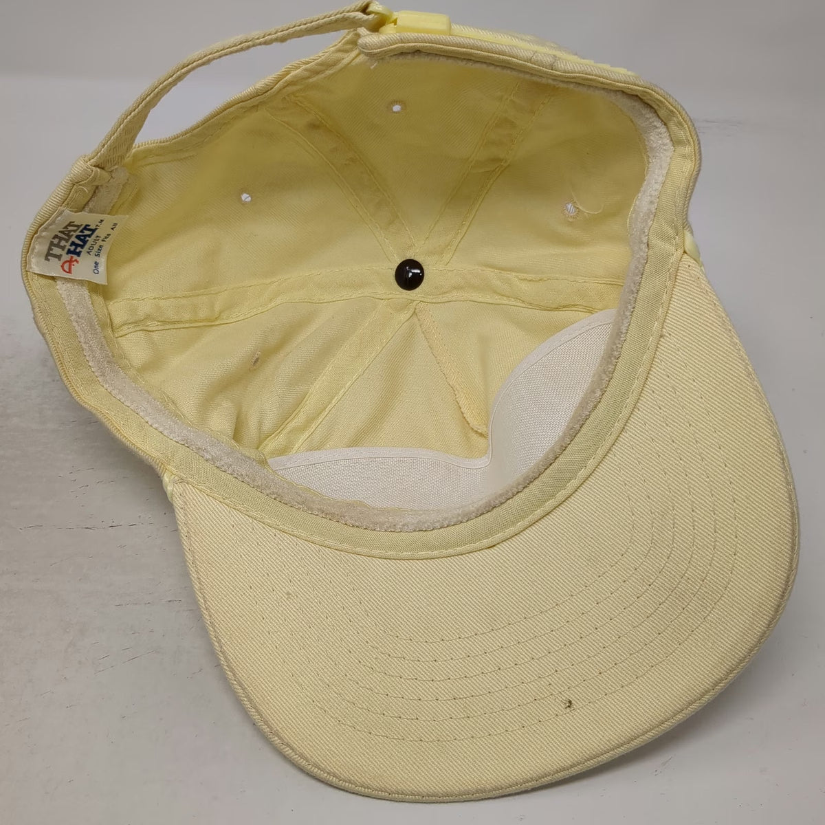That Hat 5 Panel Yellow One Size Braided Rope Sunnyside Livestock Market Cows