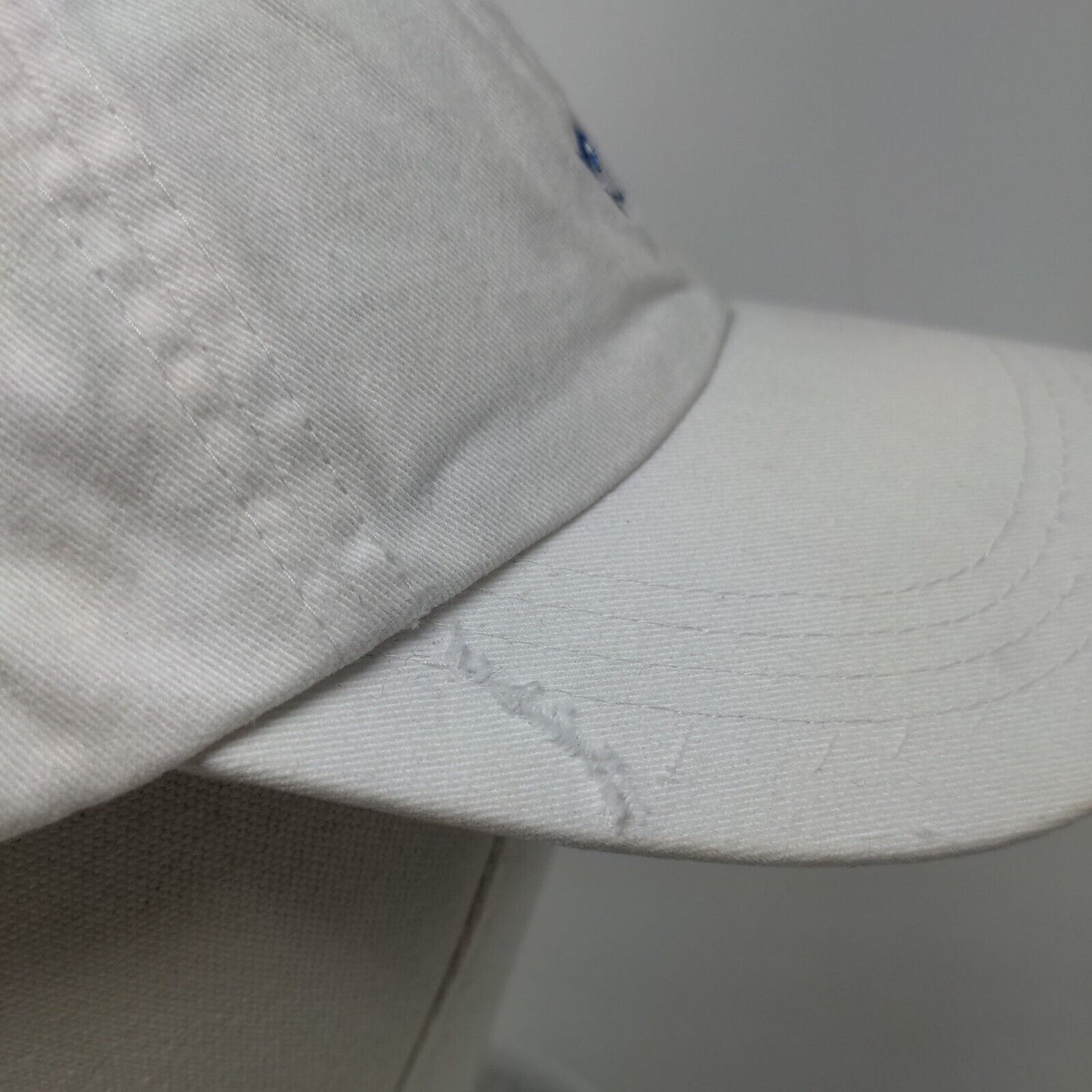 Southern Tide Fish Logo Slideback Hat White One Size Embroidered 6 Panel