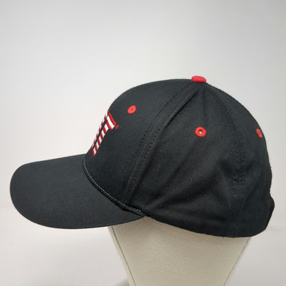 CAT Baseball Cap Black One Size American Flag Stars Stripes Slideback Hat Work