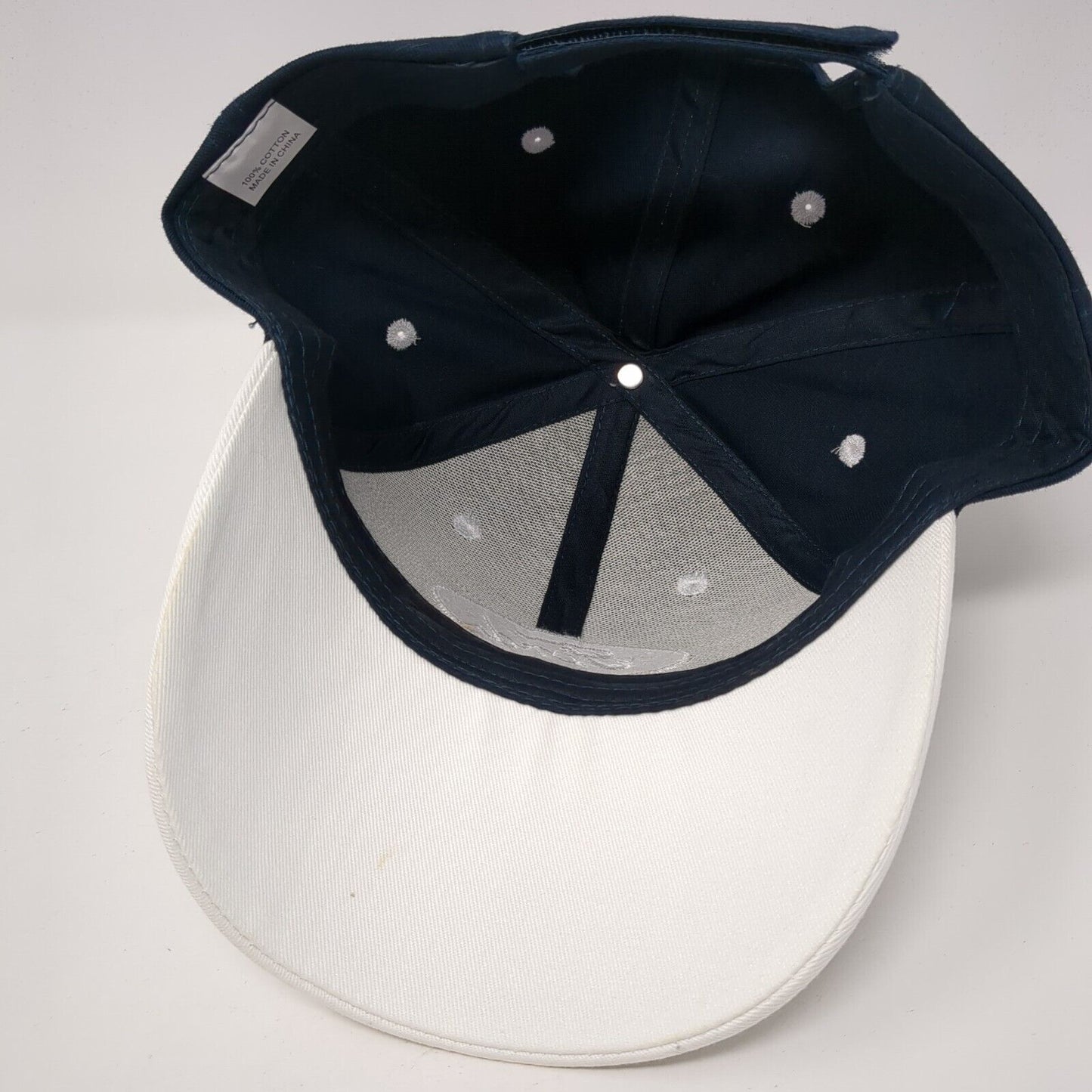 Ford F-Series Strapback Hat Blue One Size Adjustable Colorblock 6 Panel