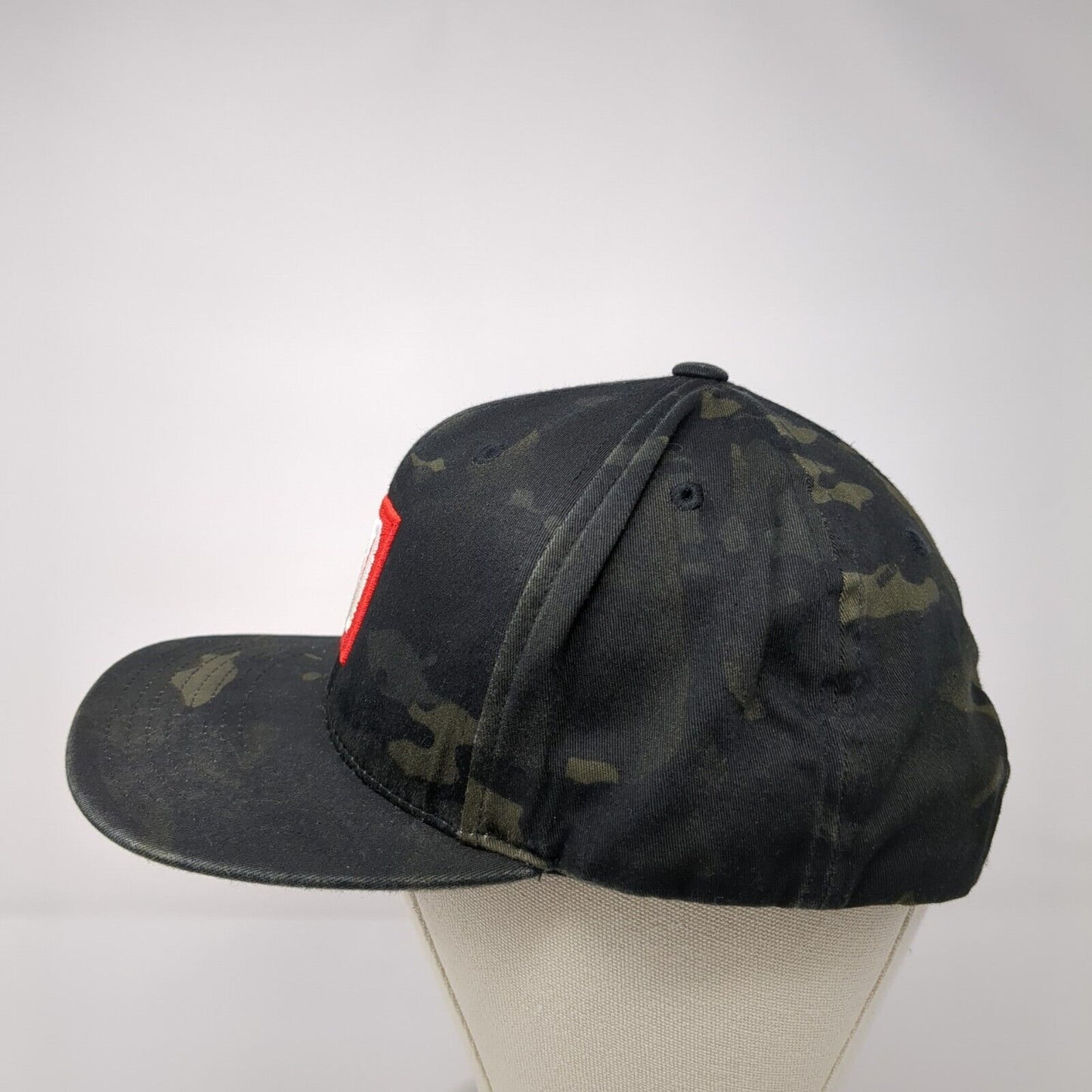 FD Snapback Hat Camouflage One Size Adjustable Embroidered The Classics Yupoong