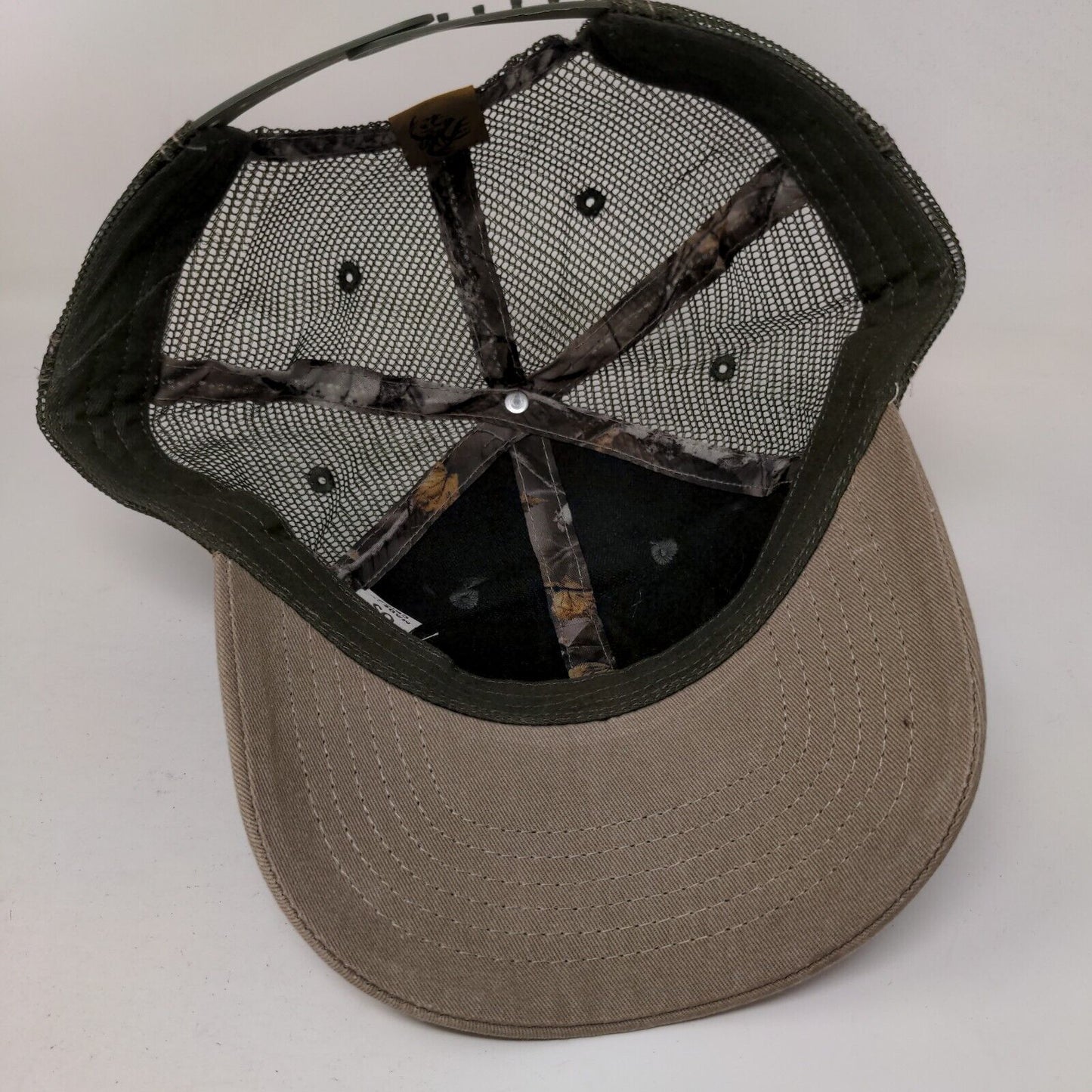 Legendary Snapback Trucker Hat Green One Size Adjustable Mesh Back Vented Holes