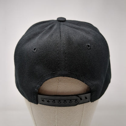 Let's Go Brandon Snapback Hat Black OSFA Adjustable Solid 6 Panel