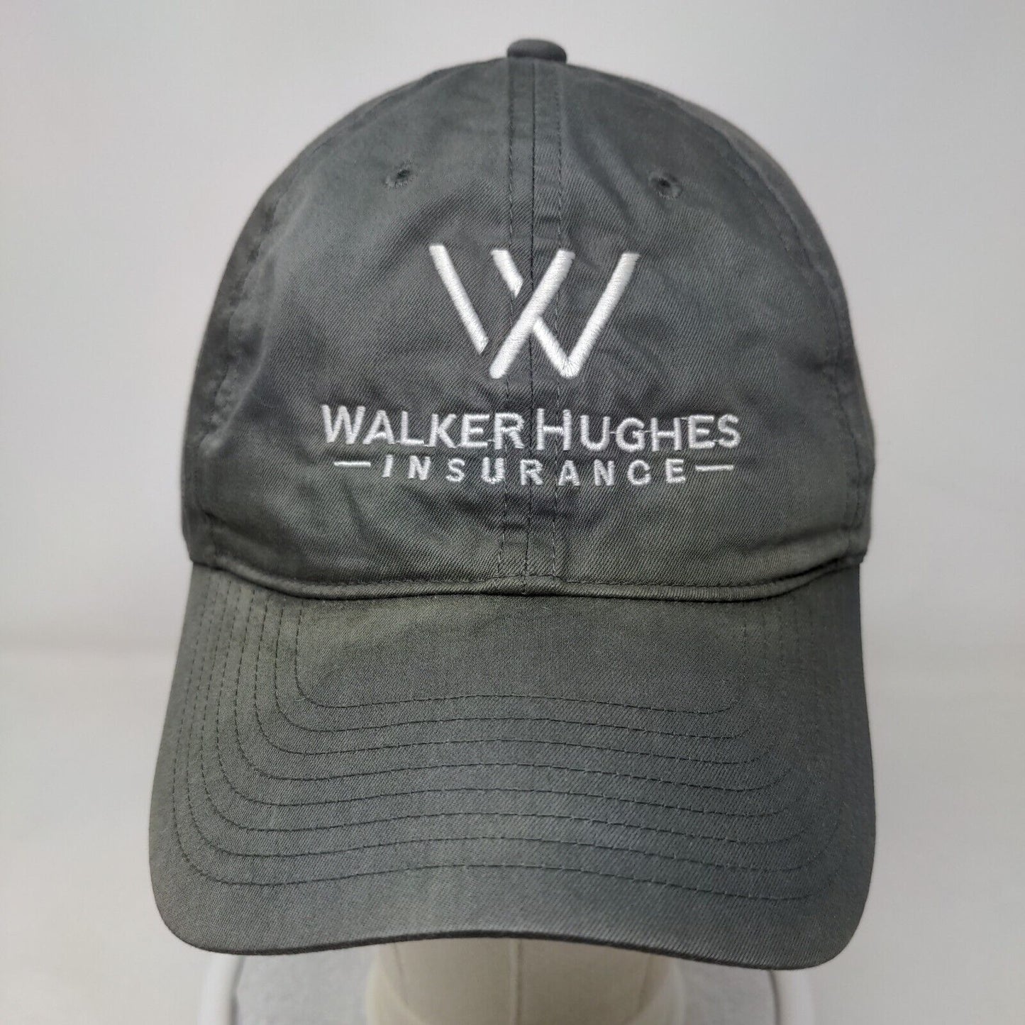 Walker Hughes Insurance Nike Slideback Hat Gray OSFM Embroidered