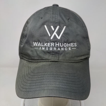 Walker Hughes Insurance Nike Slideback Hat Gray OSFM Embroidered